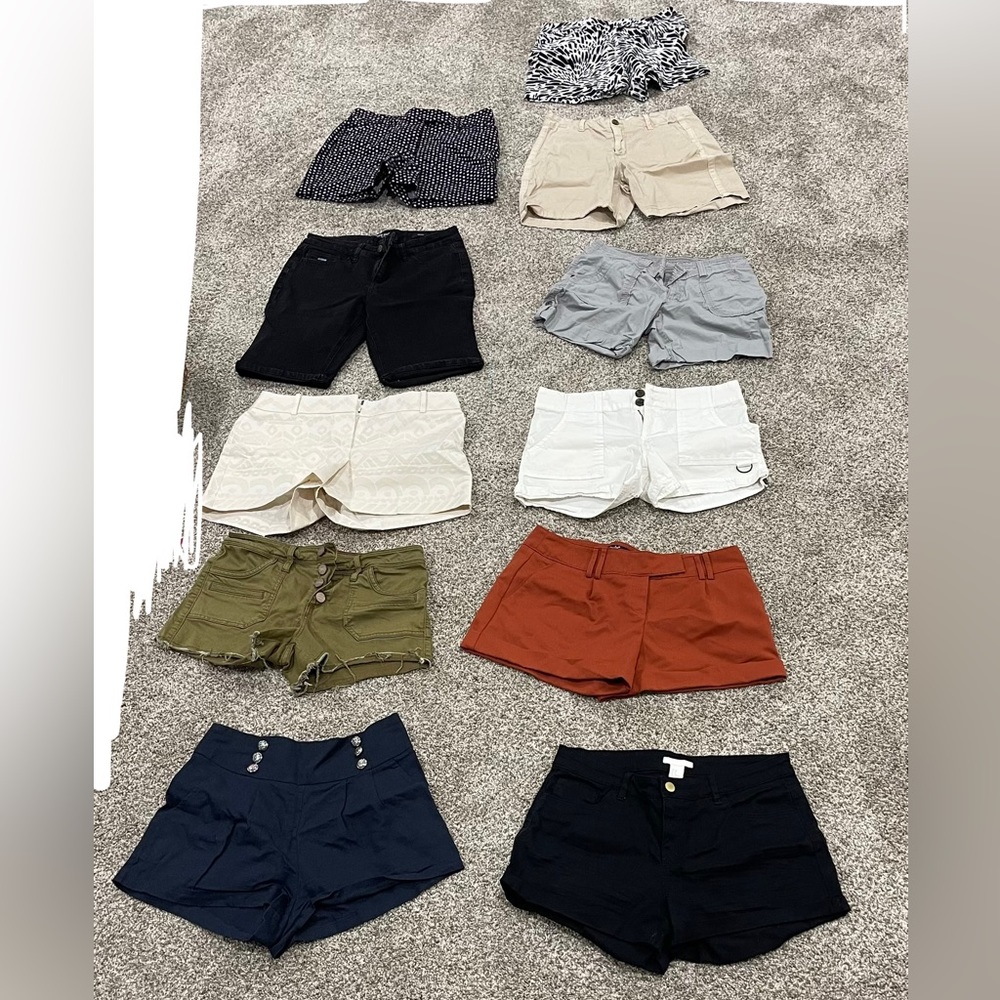 Bundle of 11 shorts all size small or 4 multiple brands